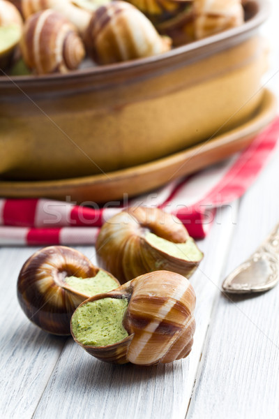 Boter peterselie keukentafel keuken restaurant groene Stockfoto © jirkaejc