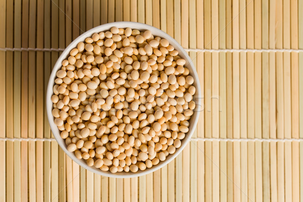 soya beans in ceramic bowl Stock photo © jirkaejc