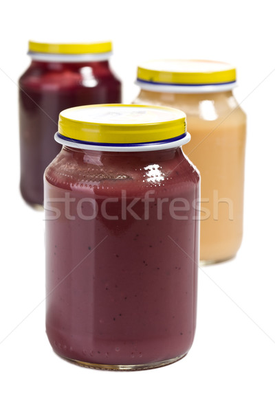 baby food in glass jar Stock photo © jirkaejc