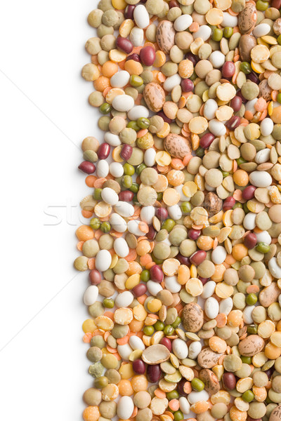Mieszanina biały żywności tle czerwony Zdjęcia stock © jirkaejc