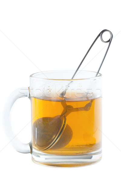 tea strainer in cup Stock photo © jirkaejc