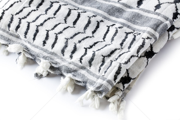 Muslim sciarpa bianco tessuto pattern islam Foto d'archivio © jirkaejc