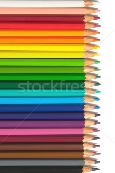 Colorido giz de cera foto tiro escritório crianças Foto stock © jirkaejc