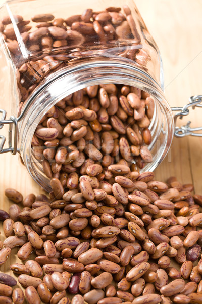 red beans in glass jar Stock photo © jirkaejc