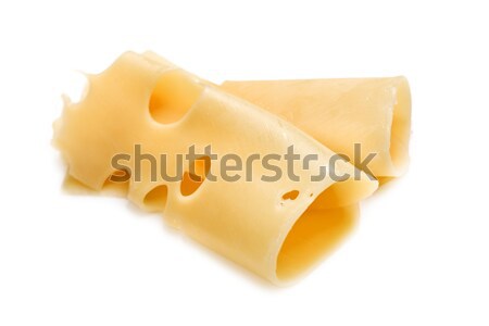 Stock photo: slices cheese