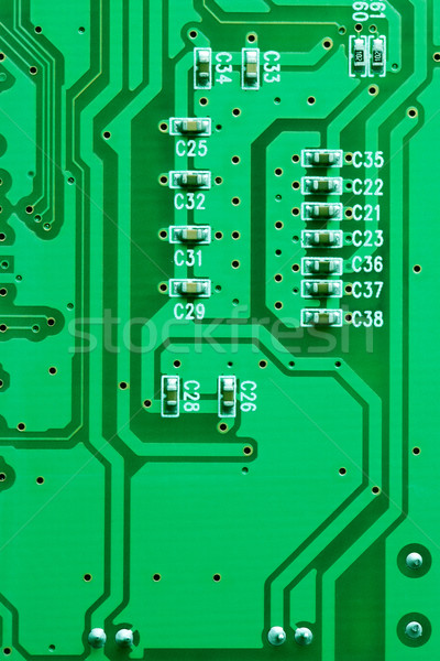 Eletrônico placa de circuito foto tiro abstrato tecnologia Foto stock © jirkaejc