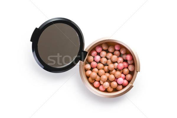 Stock photo: bronzing pearls powder