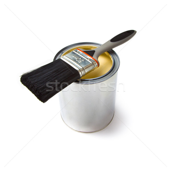 paint brush and tin can Stock photo © jirkaejc