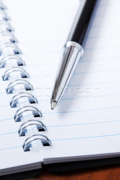 black pen and notebook Stock photo © jirkaejc