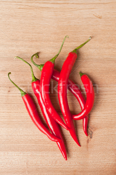 red chili peppers on table Stock photo © jirkaejc