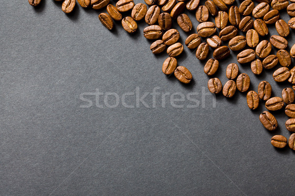 Superior vista granos de café negro café grupo Foto stock © jirkaejc