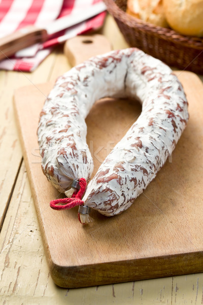 Stock photo: french white sausage