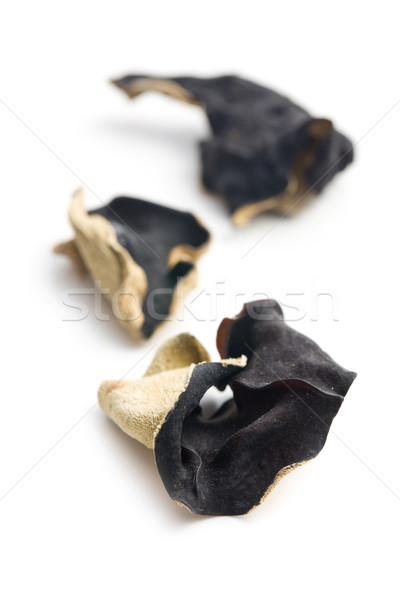 Dried chinese black fungus. Jelly ear Stock photo © jirkaejc