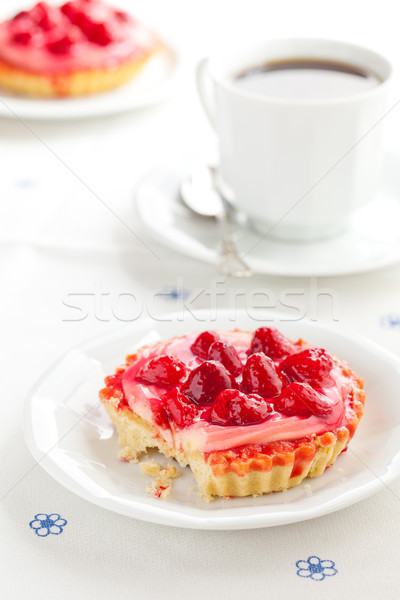 tasty strawberry pie Stock photo © jirkaejc