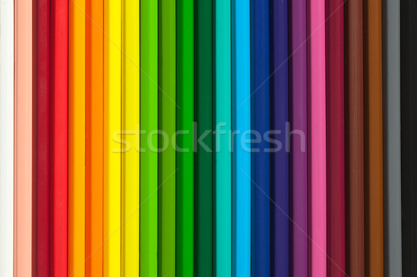 Coloré crayons photo coup bureau enfants [[stock_photo]] © jirkaejc