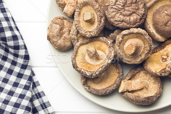 Сток-фото: сушат · грибы · таблице · Top · мнение · здоровья