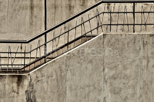 Gray Concrete Stairway Stock photo © jkraft5