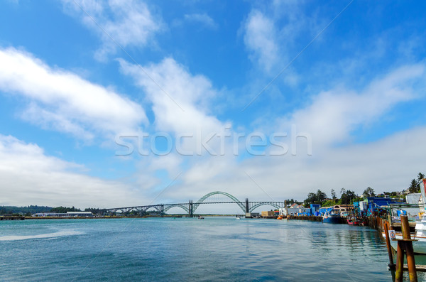 Yaquina Bay Bridge Stock photo © jkraft5