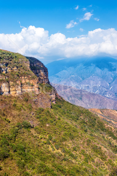 Vertical View of Chicamocha Canyon Stock photo © jkraft5