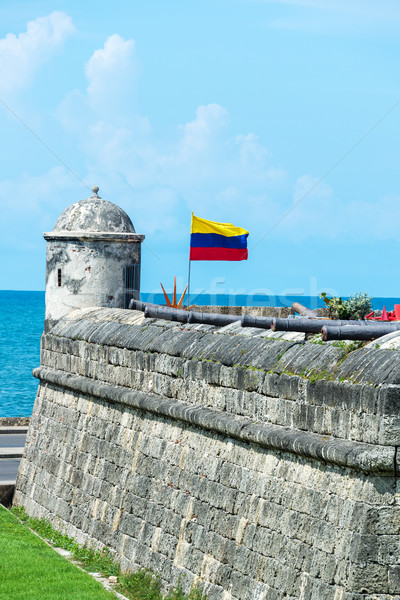 Defensive Wall and Cannons Stock photo © jkraft5
