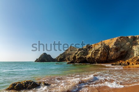 Plaży la Kolumbia widoku wody słońce Zdjęcia stock © jkraft5