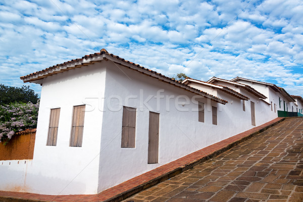 Colonial Architecture and Sky Stock photo © jkraft5