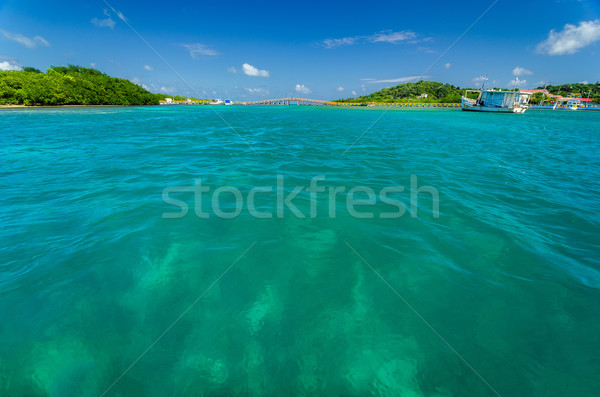 Turquoise Water and Bridge Stock photo © jkraft5