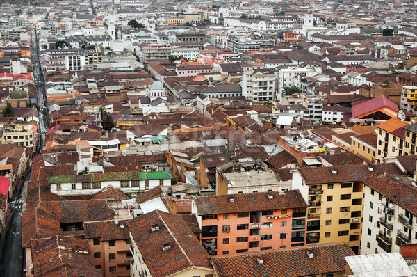 Histórico centro Ecuador vista centro de la ciudad edificio Foto stock © jkraft5