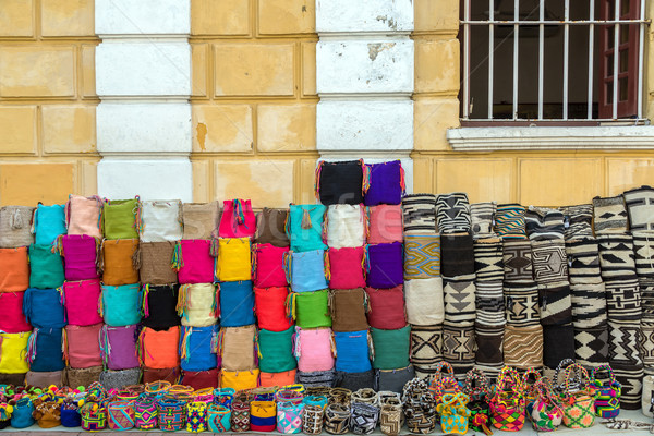 Handicrafts in Cartagena Stock photo © jkraft5