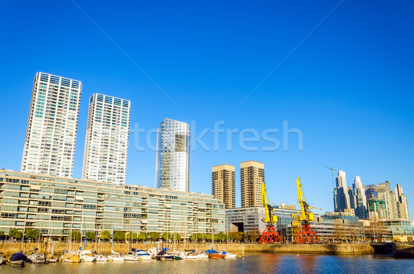 Buenos Aires sąsiedztwo niebo podróży budynków Zdjęcia stock © jkraft5