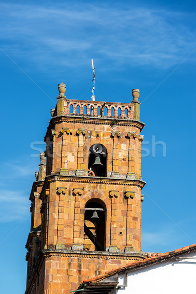 Barichara Cathedral Towers Stock photo © jkraft5