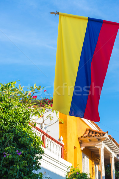 Colombian Flag Stock photo © jkraft5