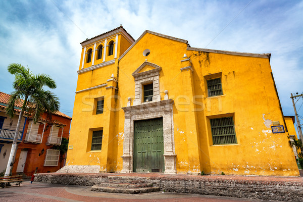 Church in Trinidad Plaza Stock photo © jkraft5