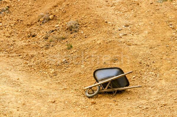 Wheelbarrow and Dirt Stock photo © jkraft5