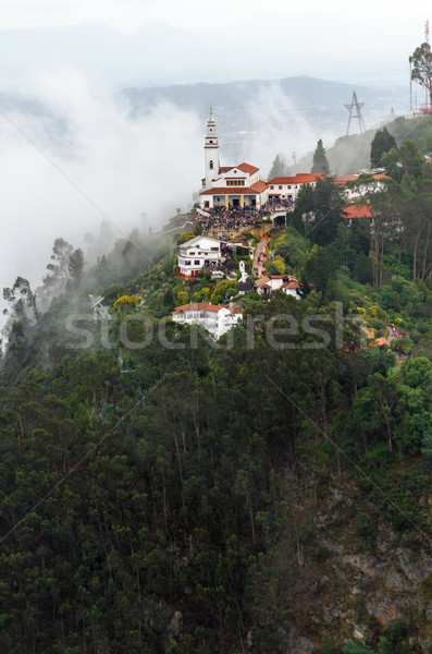 View chiesa alto sopra Bogota Colombia Foto d'archivio © jkraft5