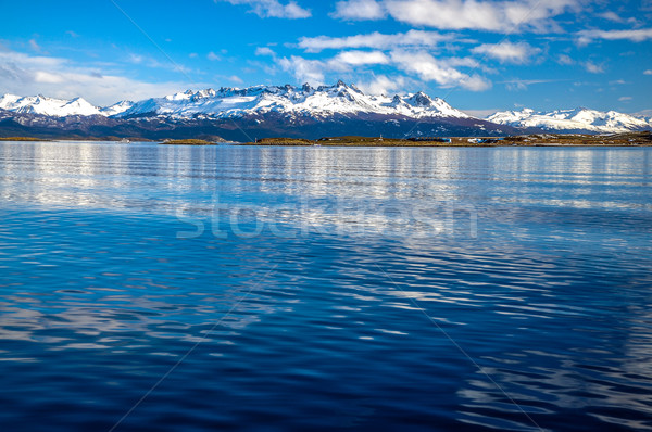 The Beagle Channel and Mountains Stock photo © jkraft5