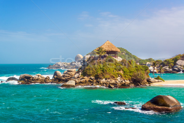 Beautiful Tayrona Beach Stock photo © jkraft5