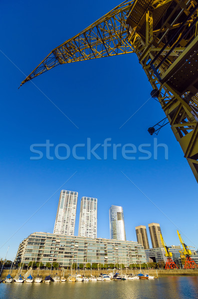 Stok fotoğraf: Buenos · Aires · Arjantin · sarı · vinç