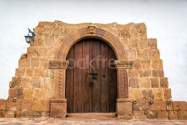 Beautiful Stone Entrance Stock photo © jkraft5