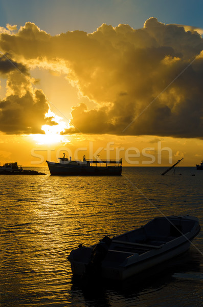 Sunrise over the Caribbean Sea Stock photo © jkraft5