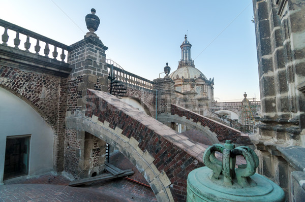 Foto d'archivio: Città · del · Messico · cattedrale · tetto · città · chiesa · architettura