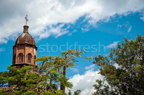 Beautiful Church and Blue Sky Stock photo © jkraft5