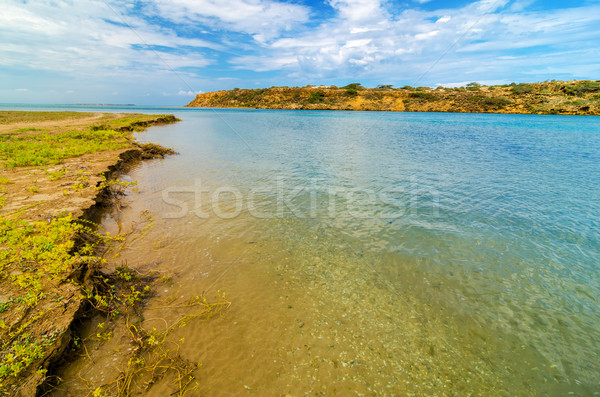 Erosione costa Caraibi mare panorama Foto d'archivio © jkraft5