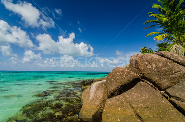 Vedere cristal apă frumos Insulele Caraibe peisaj Imagine de stoc © jkraft5