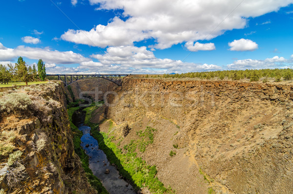 Crooked River Canyon and Bridge Stock photo © jkraft5