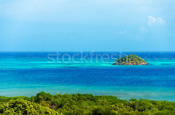 Island and Blue Sea Stock photo © jkraft5