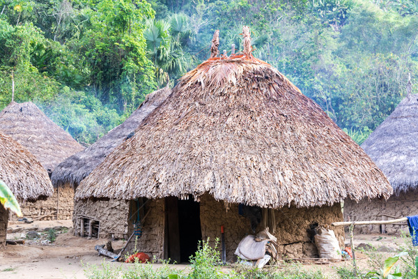 Indigenous Village Stock photo © jkraft5