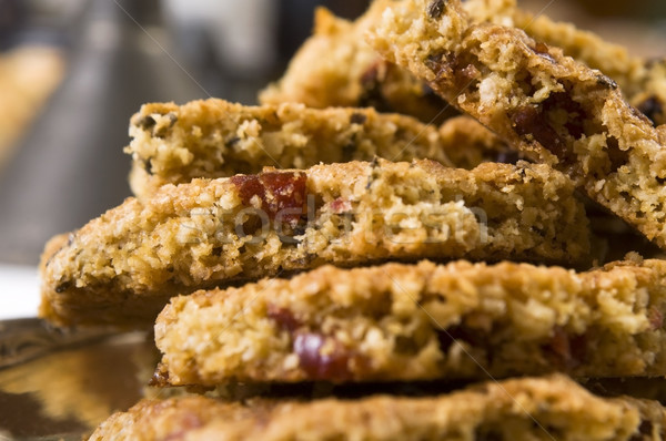 Freshly baked cranberry cookies Stock photo © joannawnuk