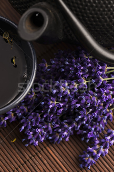 Stock photo: Lavender tea