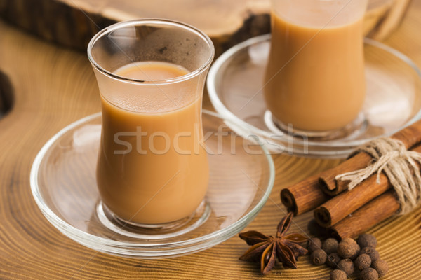 Masala chai Stock photo © joannawnuk